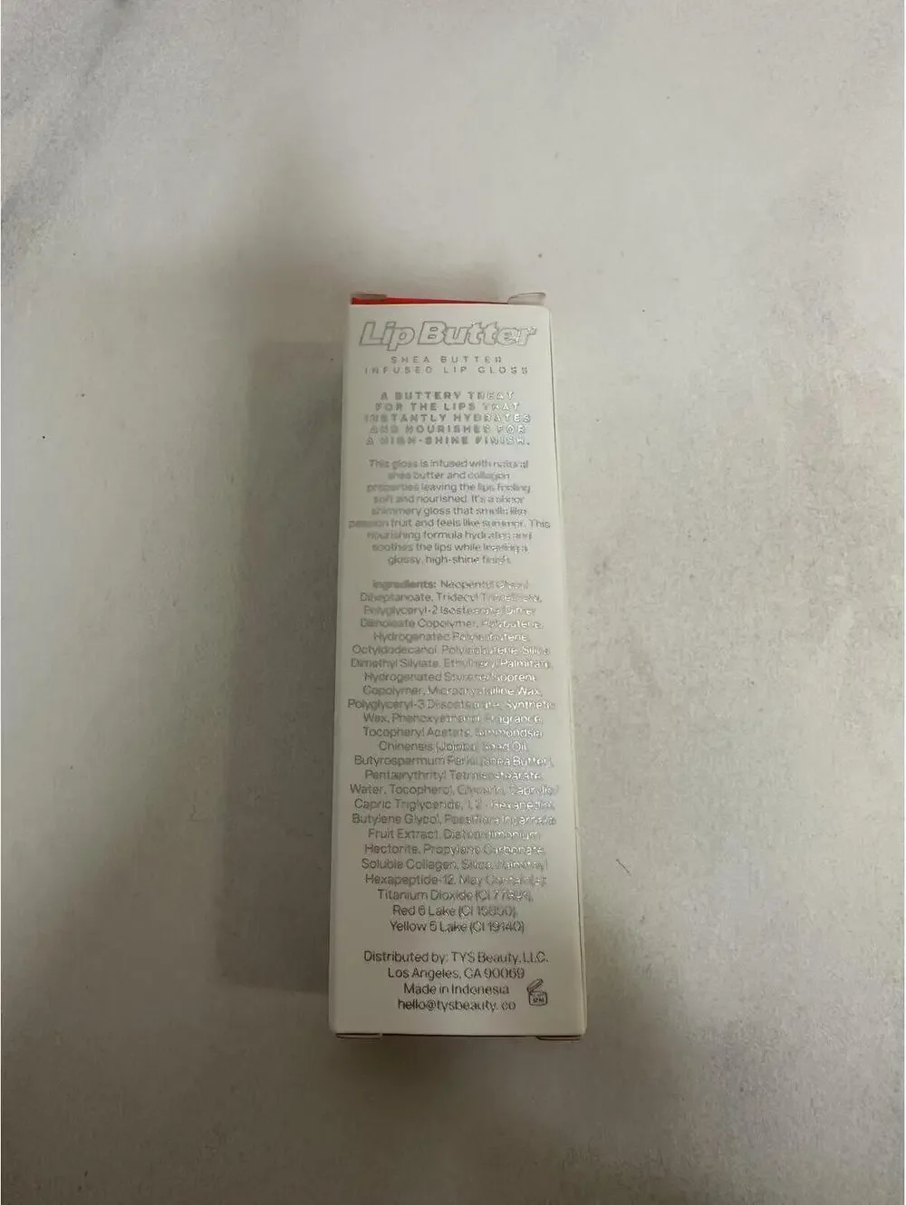 TYS Beauty Lip Butter shea butter infused lip gloss Passion Fruit 0.21 fl oz